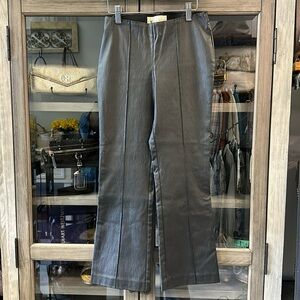 I love Tyler Madison black vegan leather pull on pants size small